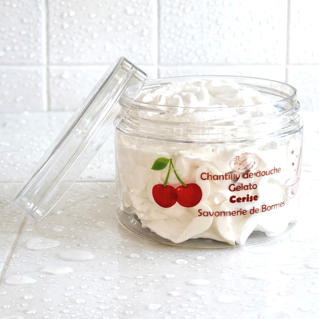 Chantilly de douche / Cerise blanche