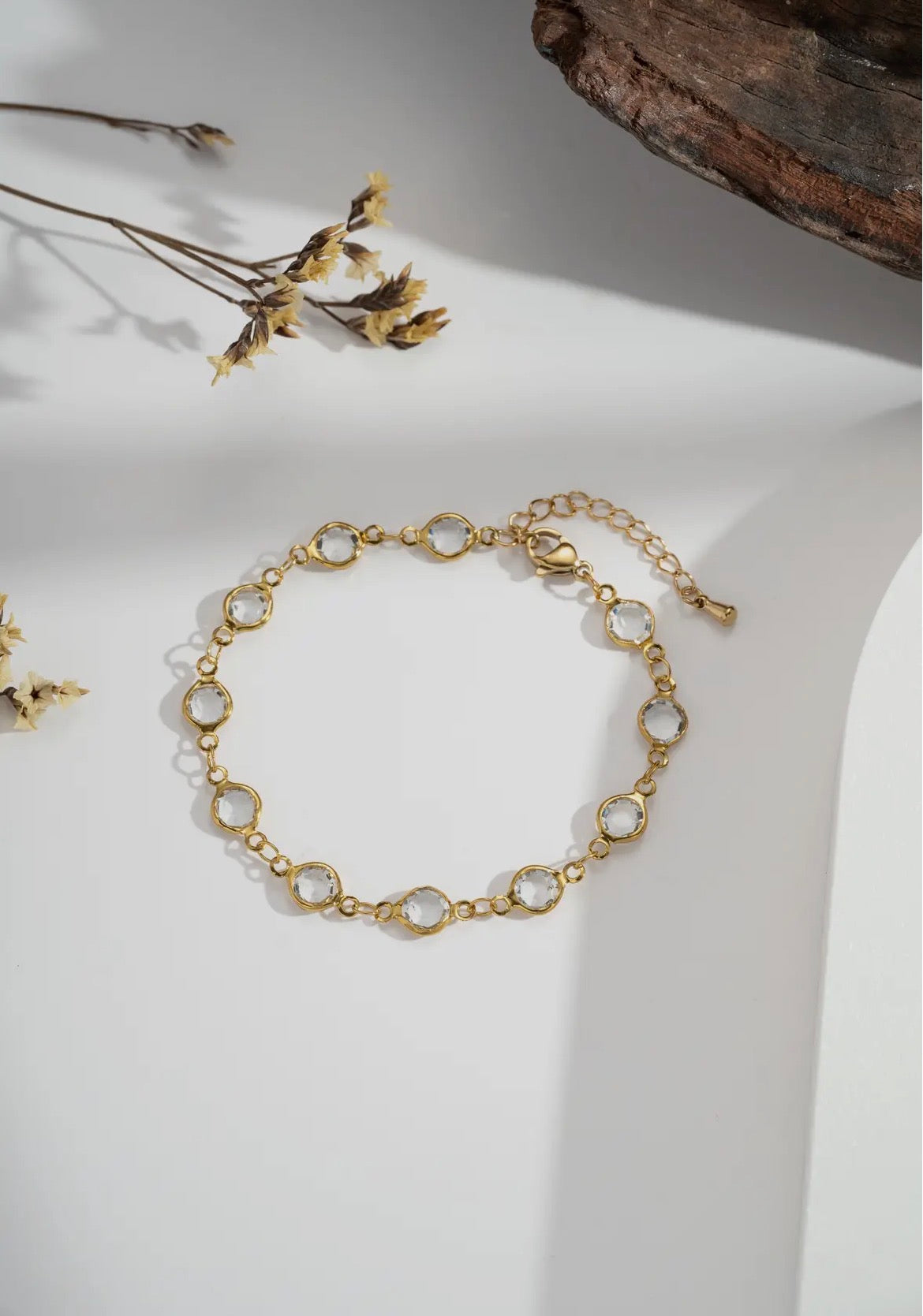 Bracelet Berenice- pampilles rondes.