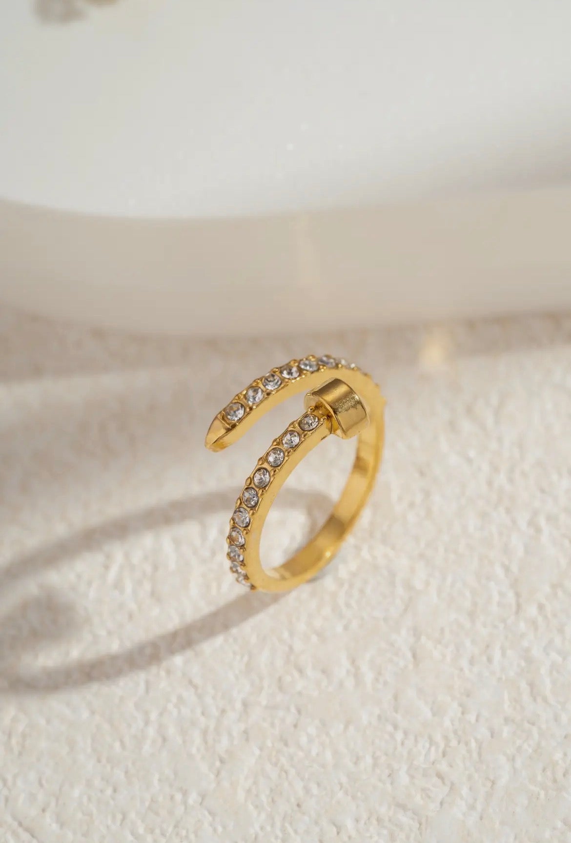 Bague Émilie doré.✨