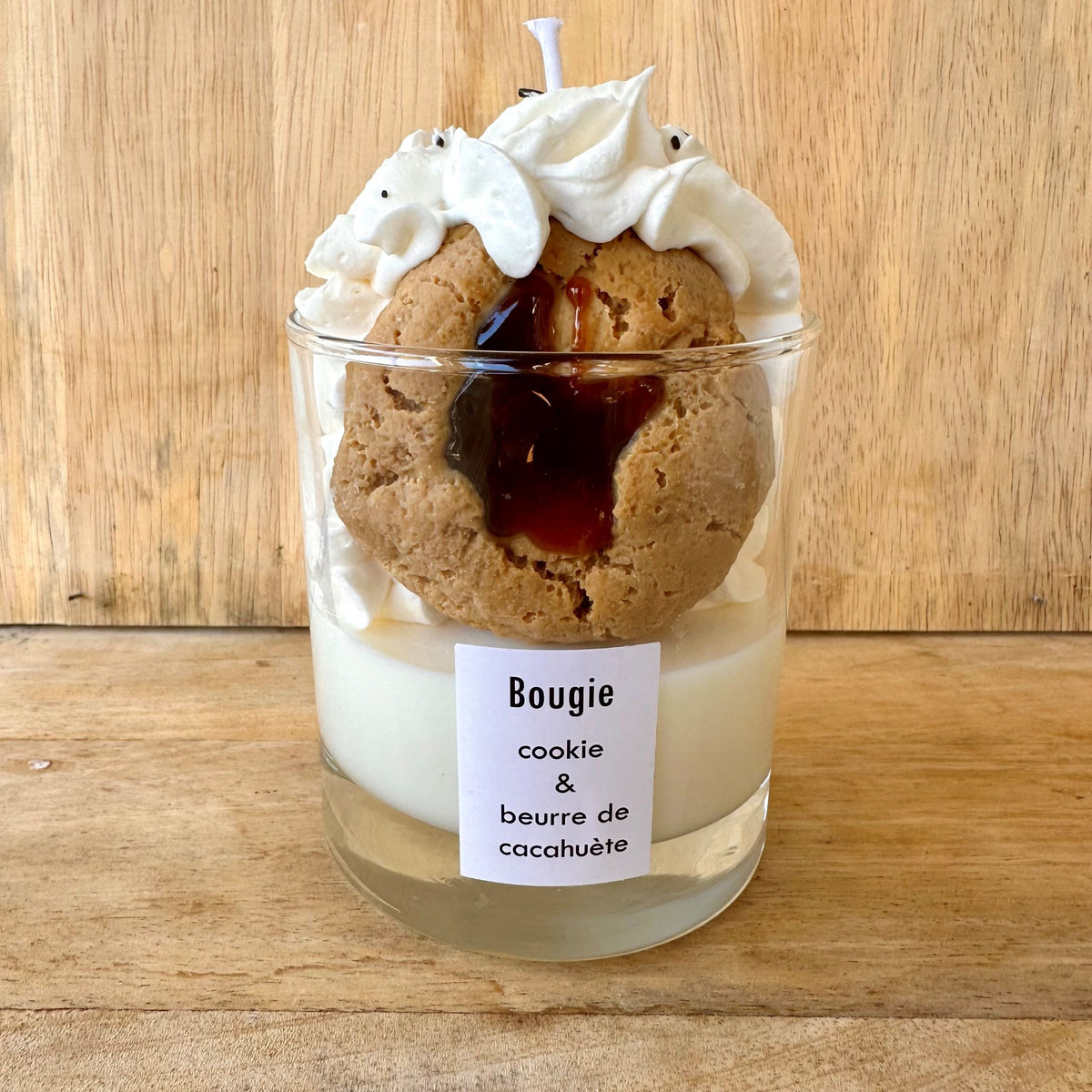 Bougie Cookie beure de cacahuète.