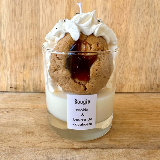 Bougie Cookie beure de cacahuète.
