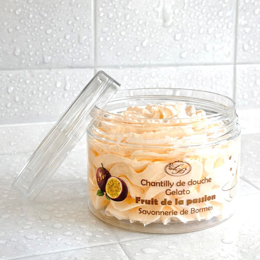 Chantilly de douche/  Fruit de la passion