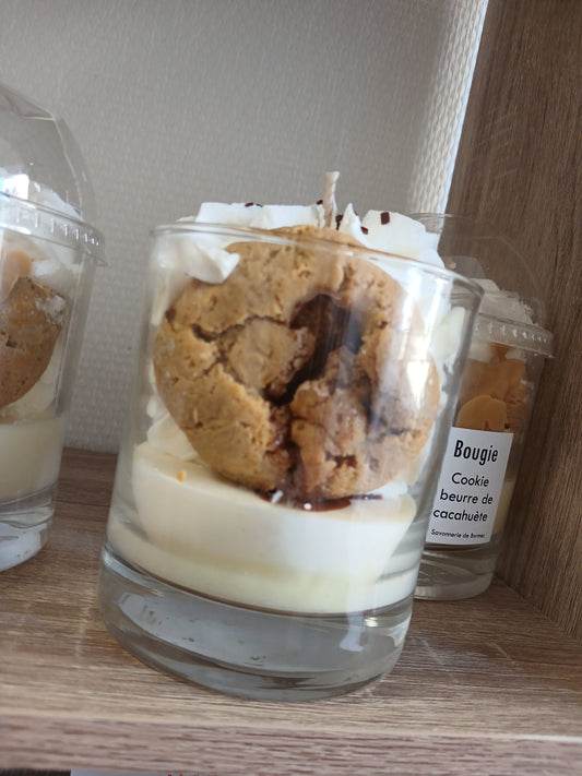 Bougie Cookie beure de cacahuète.