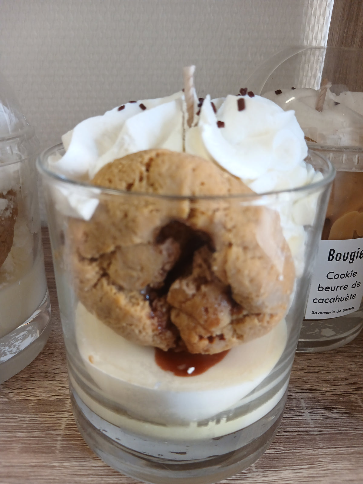 Bougie Cookie beure de cacahuète.