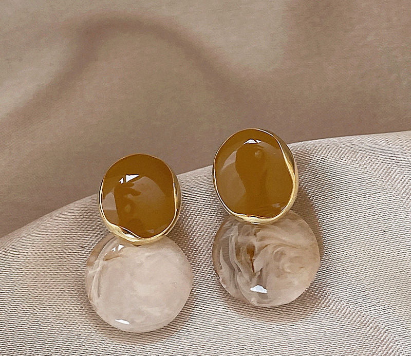 Boucles d'oreilles Ovales Rondes